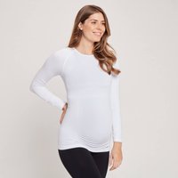 Myprotein UK MP Women's Maternity Seamless Long Sleeve T-Shirt - White - XS