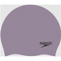 Speedo Adult Plain Moulded Silicone Cap Grey