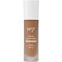 No7 Lift & Luminate TRIPLE ACTION Serum Foundation 30ml - 20 Deeply Bronze