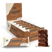 Myprotein UK MyProtein Myprotein Layered Bar - 12 x 60g - Triple Chocolate Fudge