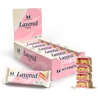 Myprotein UK MyProtein Myprotein Layered Bar - 12 x 60g - Vanilla Birthday Cake