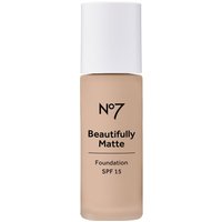 No7 Beautifully Matte Foundation SPF15 28ml - Cool Vanilla 580C