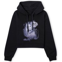 Buffy The Vampire Slayer Face Women's Cropped Hoodie - Black