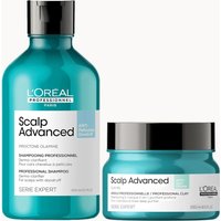 L'Oréal Professionnel Serié Expert Scalp Advanced Anti-Dandruff Shampoo and Mask Routine for Oily Dandruff Hair