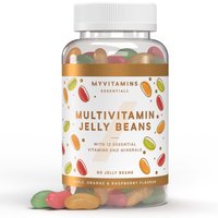 Caramelle Gommose Multivitaminiche - 90Gummies - Apple, Orange & Raspberry (Jelly Beans)