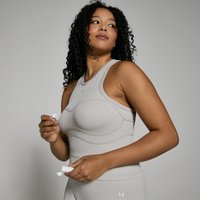 MP Women's Lifestyle Ribbed Tank Top - Light Grey - XXL