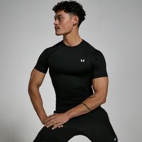 Image of Myprotein Men's Training Short Sleeve Compression T-Shirt - Black - XL