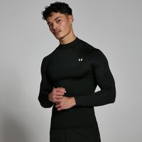Image of Myprotein Men's Training High Neck Long Sleeve Baselayer - Black - S
