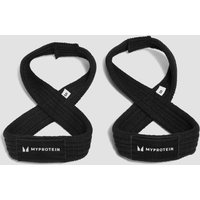 Myprotein Achter-Form Zughilfen – Lifting Straps – Schwarz - L (> 7.5'') — Bild 1