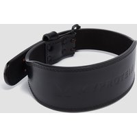 Myprotein Premium Leather Lifting Belt - Black - Small (23-32 Inch)