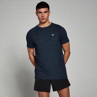 Image of Myprotein MP Men's Performance Short Sleeve T-Shirt - Navy Marl - M