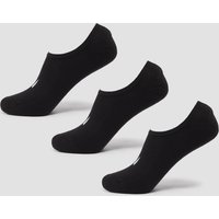 Image of Myprotein MP Unisex Invisible Socks (3 Pack) - Black - UK 2-5