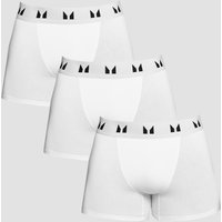 Myprotein UK MP Men's Cotton Boxers - White (3 Pack)