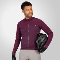 Endura Men's GV500 Merino Blend L/S Jersey - Aubergine | Extra 10% off first order.