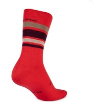 Endura Baabaa Merino Stripe Socks - Pomegranate | Extra 10% off first order.