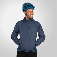 Endura Men's Hummvee Waterproof Hooded Jacket - Ink Blue | Extra 10% off first order.