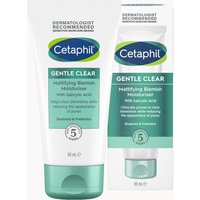 Cetaphil Gentle Clear Mattifying Blemish Face Cream with Salicylic Acid for Sensitive Skin 89ml