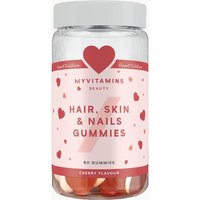 Myvitamins Hair Skin and Nails Gummies - 60 Gummies - 30servings - Cherry