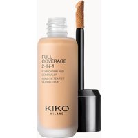 KIKO Milano Full Coverage 2-in-1 Foundation and Concealer 25ml (Various Shades) - 40 Warm Beige