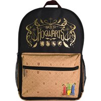 Harry Potter Back to Hogwarts Black Nylon Backpack
