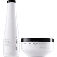 Shu Uemura Art of Hair Izumi Tonic Rice Water Shampoo and Hair Mask Routine