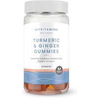 Myvitamins Turmeric & Ginger Gummies - 60GUMMIES, 30raciones - Melocotón