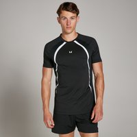 Image of Myprotein MP Men's Tempo Panel T-Shirt - Black - XXXL