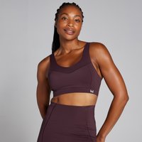 Image of Myprotein MP Women's Tempo Ultra Bonded Sports Bra - Chocolate Berry - XS