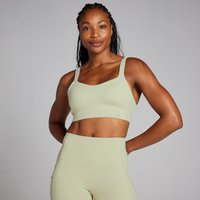 Image of Myprotein MP Women's Velocity Ultra Bonded Sports Bra - Warm Sage - XS