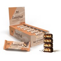 Image of Myprotein Myprotein Layered Bar - 12 x 60g - Hotel Chocolat - Salted Caramel