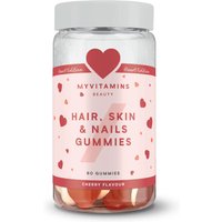 Image of Myprotein Hair, Skin & Nails Gummies - Double-Layered Heart Edition - 60gummies - Cherry
