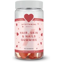 Gominolas para el cabello, la piel y las uñas – Corazón en capas - 60Gominolas - Cereza