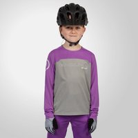 Endura Kids MT500 Burner L/S Jersey - Thistle | Extra 10% off first order.