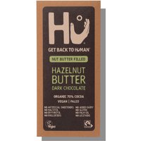 Image of Myprotein Hu, Hazelnut Butter Dark Chocolate Bar 60g