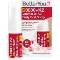 Image of Myprotein BetterYou Vitamin D3 3000 IU+ K2 Oral Spray 12ml
