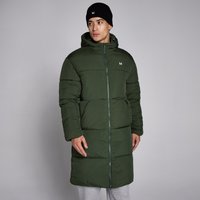 Image of Myprotein MP Men's Long Puffer Jacket - Forest Green - S