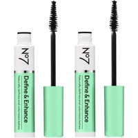 No7 Define & Enhance Mascara 7ml Duo Bundle - BrownBlack - BrownBlack