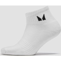 Image of Myprotein MP Unisex Ankle Socks (1 Pack) - White - UK 6-8