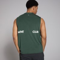 Image of Myprotein MP Men's Tempo Graphic Oversized Tank - Deep Green - XS