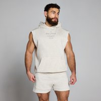 Image of Myprotein MP Men's Origin Washed Graphic Sleeveless Hoodie - Grey Marl - S