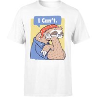 Threadless x IWOOT I Can't Funny Lazy Sloth Parody Unisex T-Shirt Threadless x IWOOT I Can't Funny Lazy Sloth Parody Unisex T-Shirt