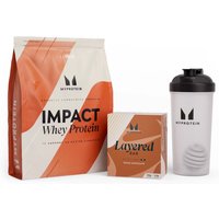 Image of Myprotein Impact Whey Protein + Layered Protein Bar Bundle - Triple Choc Fudge - Vanilla