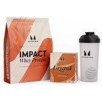 Image of Myprotein Impact Whey Protein + Layered Protein Bar Bundle - Cookie Crumble - Salted Caramel