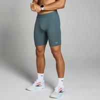 Image of Myprotein Men's Velocity Contrast Ribbed Baselayer Shorts - Dark Slate - XXXL