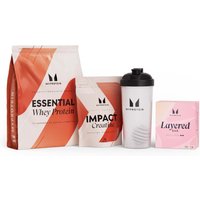 Image of Myprotein Essentials Protein Bundle - Vanilla Birthday Cake - Strawberry Cream