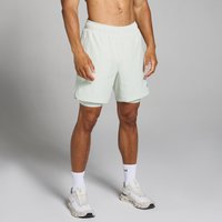 Image of Myprotein MP Men's Training 2 -in-1 Shorts - Misty Green - XS