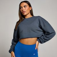 Image of Myprotein MP Women's Tempo Slouchy Cropped Long Sleeve Top - Midnight - XL