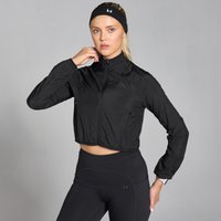 Image of Myprotein MP Women's Velocity Slim Fit Cropped Windbreaker - Black - XL