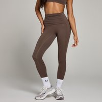 Image of Myprotein MP Women's Studio Fold Over Legging - Chocolate - L