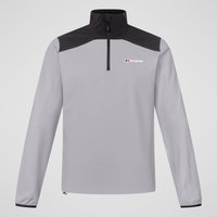 Men's Terrain Trek Half Zip Jacket - Black/Grey